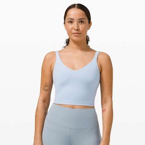 worn once Align Tank Blue Linen